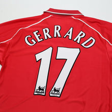 Load image into Gallery viewer, 2000/02 Gerrard #17 Liverpool Vintage Reebok Home Football Shirt (S)10
