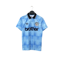 Load image into Gallery viewer, 1989/91 Lake #11 Manchester City Retro Umbro Home Football Shirt (S)1
