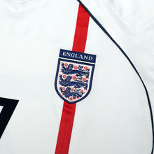 Load image into Gallery viewer, 2001/03 Beckham #7 England Vintage Umbro Home Greece Football Shirt (XL)6
