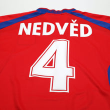 Load image into Gallery viewer, 2000/02 Nedved #4 Czech Republic Vintage Puma Home Football Shirt (L) Euro 200011
