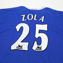 Load image into Gallery viewer, 2003/05 Zola #25 Chelsea Vintage Umbro Home Football Shirt (XL)8

