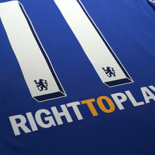 Load image into Gallery viewer, 2011/12 Drogba #11 Chelsea Vintage adidas CL Home Football Shirt (L)17
