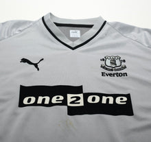 Load image into Gallery viewer, 2001/02 GASCOIGNE #18 Everton Vintage PUMA Long Sleeve Away Football Shirt (XL)

