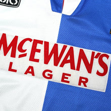Load image into Gallery viewer, 1994/96 Shearer #9 Blackburn Rovers Vintage ASICS Home Football Shirt (XL)5
