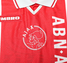Load image into Gallery viewer, 1998/99 LITMANEN #10 Ajax Vintage Umbro Home Football Shirt (M) Finland
