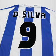 Load image into Gallery viewer, 2001/03 D. Silva #9 Malaga Vintage Umbro Home Football Shirt (S)11

