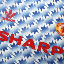 Load image into Gallery viewer, 1990/92 Sharpe #7 Manchester United Retro adidas Away Football Shirt (M/L)
