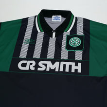 Load image into Gallery viewer, 1994/96 Van Hooijdonk #9 Celtic Vintage Umbro Away Football Shirt (L)2
