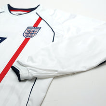 Load image into Gallery viewer, 2001/03 BECKHAM #7 England Vintage Umbro L/S Home Greece Football Shirt (L)5
