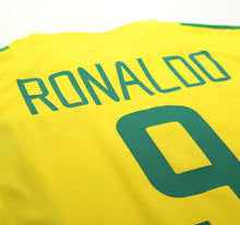 Load image into Gallery viewer, 2002/04 RONALDO #9 Brazil Vintage Nike WC 2002 Home Football Shirt (L)

