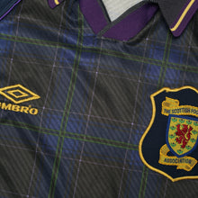 Load image into Gallery viewer, 1994/96 Scotland Vintage Umbro Home Football Shirt (L) Euro 968
