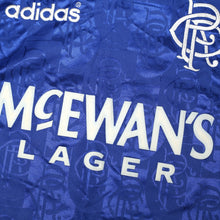Load image into Gallery viewer, 1996/97 Gascoigne #8 Rangers Vintage adidas Home Football Shirt (XL)6

