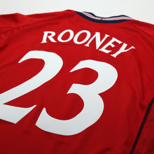 Load image into Gallery viewer, 2002/04 Rooney #23 England Vintage Umbro Away Debut Football Shirt XL Australia10
