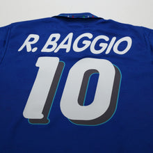 Load image into Gallery viewer, 1994 Baggio #10 Italy Vintage Diadora Home Football Shirt (S) USA 949
