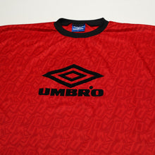 Load image into Gallery viewer, 1990/93 Vintage Umbro Pro Football Training Shirt (XL) England Template2
