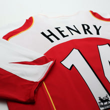 Load image into Gallery viewer, 2004/05 Henry #14 Arsenal Vintage Nike Home Football Shirt (XL)10
