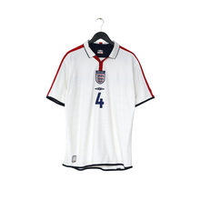 Load image into Gallery viewer, 2003/05 Gerrard #4 England Vintage Umbro Home Football Shirt (L) EURO 20041
