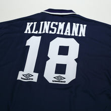 Load image into Gallery viewer, 1994/95 Klinsmann #18 Tottenham Hotspur Vintage Umbro Away Football Shirt (L)9
