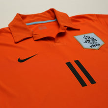 Load image into Gallery viewer, 2006/08 Robben #11 Holland Vintage Nike Home Football Shirt (M) Netherlands4
