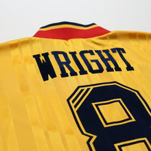 Load image into Gallery viewer, 1993/94 Wright #8 Arsenal Retro adidas Equipment Away Football Shirt (S/M)12
