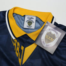 Load image into Gallery viewer, 1995/96 Maradona #10 Boca Juniors Olan Reissue Parmalat LS Shirt 42 (L) BNWT13
