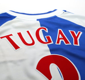 2001/02 TUGAY #3 Blackburn Rovers Vintage Kappa Home Football Shirt (S)