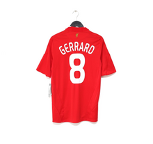 Load image into Gallery viewer, 2008/10 GERRARD #8 Liverpool Vintage adidas UCL Home Football Shirt (M) BNWT
