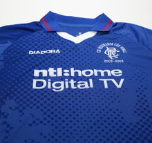 Load image into Gallery viewer, 2002/03 ARTETA #8 Rangers Diadora CIS Cup Final Long Sleeve Football Shirt (XL)
