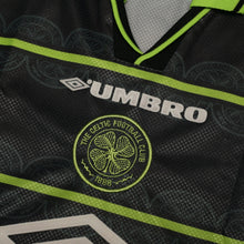 Load image into Gallery viewer, 1998/99 Larsson #7 Celtic Vintage Umbro Away Football Shirt (L)6
