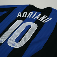 Load image into Gallery viewer, 2005/06 Adriano #10 Inter Milan Vintage Nike Home Football Shirt (L)10
