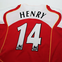 Load image into Gallery viewer, 2004/05 Henry #14 Arsenal Vintage Nike Home Football Shirt (XL)6
