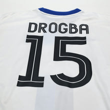Load image into Gallery viewer, 2003/05 Drogba #15 Chelsea Vintage Umbro UCL Away Football Shirt (L)9

