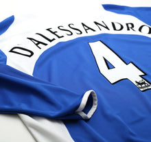 Load image into Gallery viewer, 2005/06 D&#39;ALESSANDRO #4 Portsmouth Vintage Jako LS Home Football Shirt (XL)
