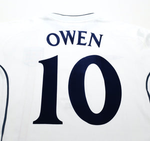 2001/03 OWEN #10 England Vintage Umbro Home Football Shirt (S) WC 2002 BRAZIL