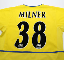 Load image into Gallery viewer, 2002/03 MILNER #38 Leeds United Vintage Nike Away Football Shirt Jersey (S)
