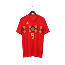 Load image into Gallery viewer, 2018/19 Lukaku #9 Belgium Home Football Shirt (L) World Cup 20181
