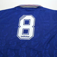 Load image into Gallery viewer, 1996/97 Gascoigne #8 Rangers Vintage adidas Home Football Shirt (XL)9
