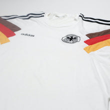 Load image into Gallery viewer, 1992/94 Germany Vintage adidas Home Football Cotton Tee Shirt (L) EURO 92

