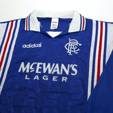 Load image into Gallery viewer, 1996/97 Gascoigne #8 Rangers Vintage adidas Home Football Shirt (XL)2
