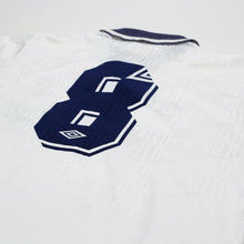 Load image into Gallery viewer, 1991/93 Gascoigne #8 Tottenham Hotspur Vintage Umbro Home Football Shirt (XL)9

