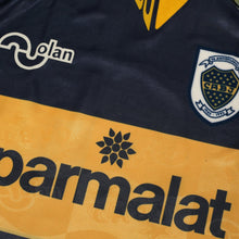Load image into Gallery viewer, 1995/96 Maradona #10 Boca Juniors Olan Reissue Parmalat LS Shirt 42 (L) BNWT12

