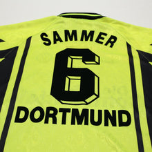 Load image into Gallery viewer, 1996/97 Sammer #6 Borussia Dortmund Vintage Nike Home Football Shirt (L)10
