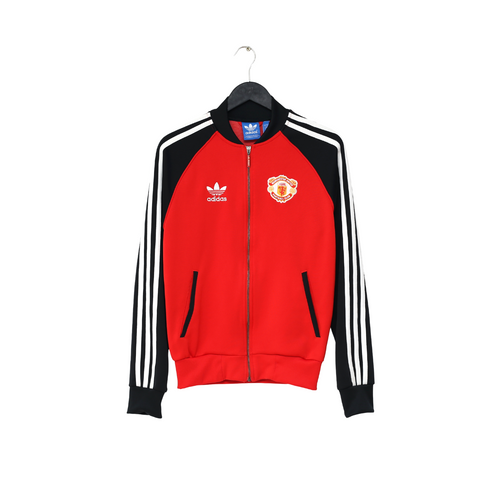 MANCHESTER UNITED Vintage Retro adidas Originals Superstar Track Top (S)0