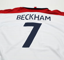 Load image into Gallery viewer, 2003/05 Beckham #7 England Vintage Umbro Home Football Shirt (XL) EURO 20048
