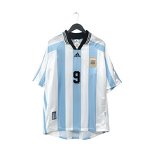 Load image into Gallery viewer, 1998/99 Batistuta #9 Argentina Vintage adidas Home Football Shirt (XL) WC 98
