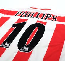 Load image into Gallery viewer, 1999/00 PHILLIPS #10 Sunderland Vintage Asics Home Football Shirt (L)
