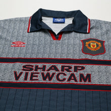 Load image into Gallery viewer, 1995/96 Cantona #7 Manchester United Vintage Umbro Away Football Shirt (M)3
