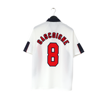 Load image into Gallery viewer, 1997/99 GASCOIGNE #8 England Vintage Umbro Home Football Shirt (M/L) Le Tournoi0
