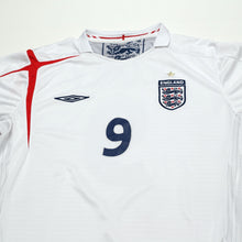 Load image into Gallery viewer, 2005/07 Rooney #9 England Vintage Umbro Home Football Shirt (XL) World Cup 20062
