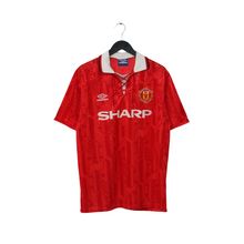 Load image into Gallery viewer, 1992/94 Cantona #7 Manchester United Vintage Umbro Home Football Shirt (L)1
